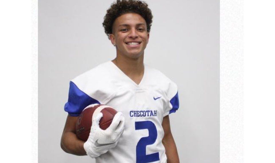 Checotah wide receiver Jacob Barrett